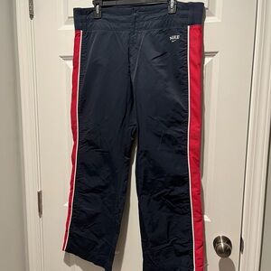 Nike Athletic Women's Track Pants - Size Large - Blue w/Pink - Great Condition!